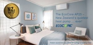 A bedroom with ecocore installed in it